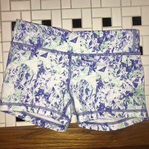 ivivva purple & green shorts